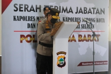 3 Kapolres di Papua Barat Lakukan Upacara Serah Terima Jabatan hari ini, Selasa (8/2/2022).