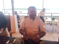 Manajer Communication Relation dan CSR Pertamina Patra Niaga Subholding Commercial dan Trading Regional Papua Maluku Edi Mangun.