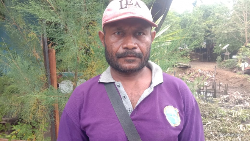 Utusan Gereja Bethel Idoor, Dani Rumbino. [Foto: MW]