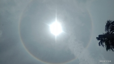 Fenomena Halo Matahari Terjadi di Bintuni. [Foto: MW}