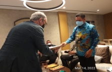 Hadiri GCF Task Force Di Brasil, Pemprov Papua Perkenalkan Noken. [Foto: Pemprov Papua]