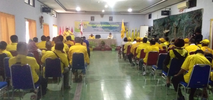 Musda VII Partai Golkar Kabupaten Biak Numfor. [Foto: LR]