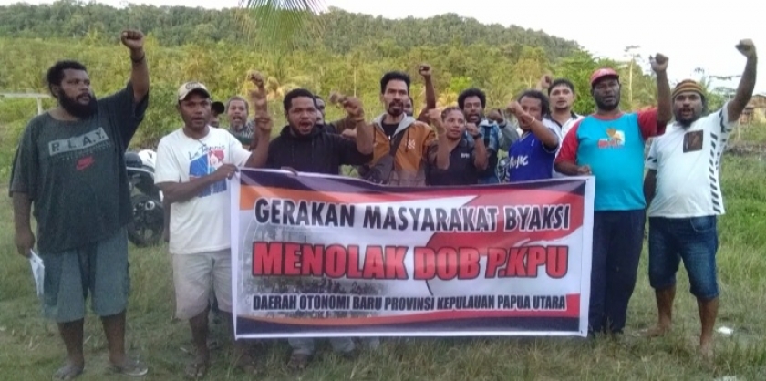 3 LSM dan 24 Ormas Biak Deklarasikan Demo Damai Tolak DOB Papua Utara.