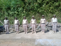 Polisi Adat Byak Sorong Raya Siap Amankan Raker Suku Byak di Raja Ampat.