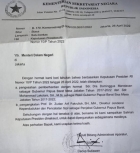 Beredar Viral Surat Terkait Pengangkatan Pj Gubernur Papua Barat. [Foto: ist]