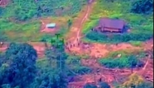 Citra Udara Mengidentifikasi Markas Panglima KKB. [Foto: Tangkapan layar Pos-Kupang.com]