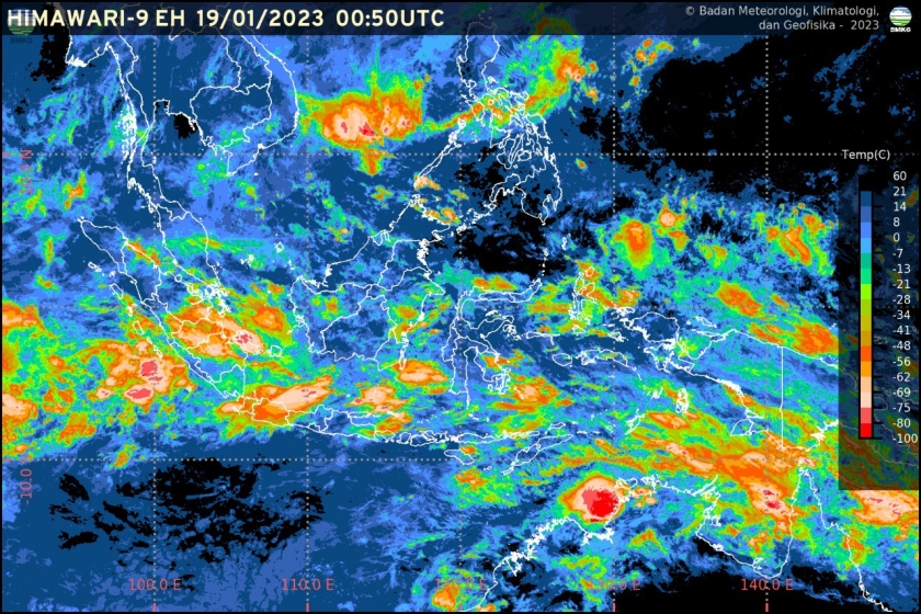 Potensi Cuaca Sepekan Ke depan di Indonesia. [Foto: BMKG]