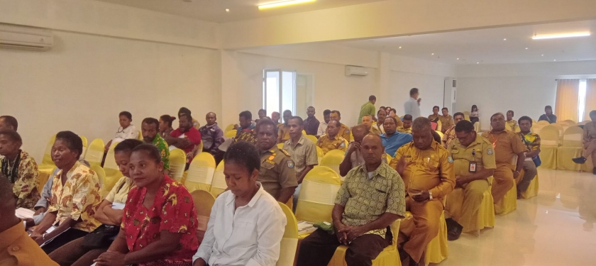 Masyarakat Adat Sorong Ikuti Sosialisasi Penetapan Tanah Hak Ulayat. [Foto: ist]