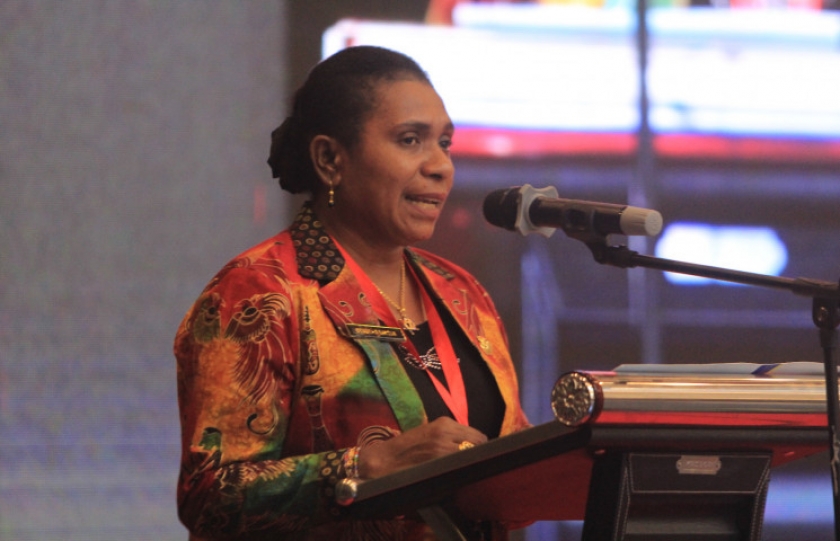 Pelaksana tugas (Plt) Kepala Dinas Peternakan dan Perkebunan Papua, Debora Salosa. [Foto: Dok. Pemprov Papua]