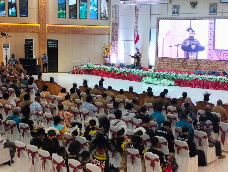 Launching seleksi Anggota DPRK jalur Pengangkatan se-Papua Barat. [Foto: WRP]