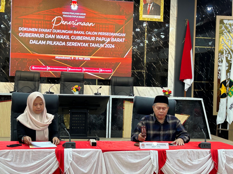 KPU PB Resmi Tutup Pendaftaran, Nihil Calon Gubernur Perseorangan. [Foto: ist]