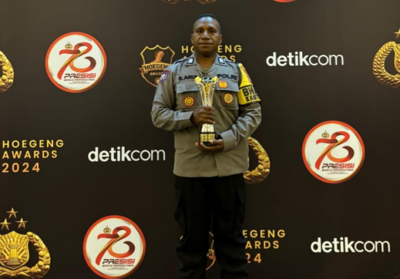 Mahasiswa STIH Bripka Septinus Arui Raih Hoegeng Awards 2024