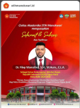Ketua STIH Manokwari, Dr. Filep Wamafma, S.H., M.Hum dipercaya menjabat sebagai Ketua Ahli dan Dosen Republik Indonesia (ADRI) Provinsi Papua Barat periode 2025-2030.