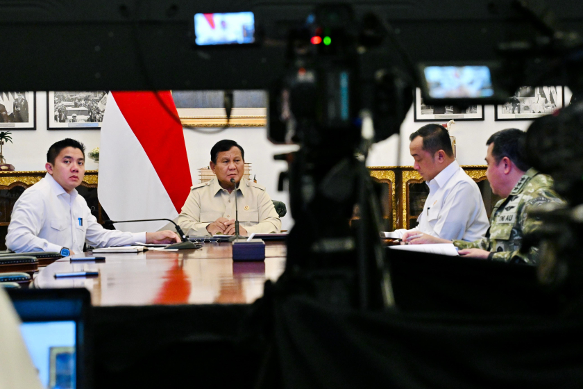 Presiden Prabowo Perintahkan Pengusutan Dugaan Kesengajaan Pembakaran Hutan dan Lahan. [Foto: Setneg]